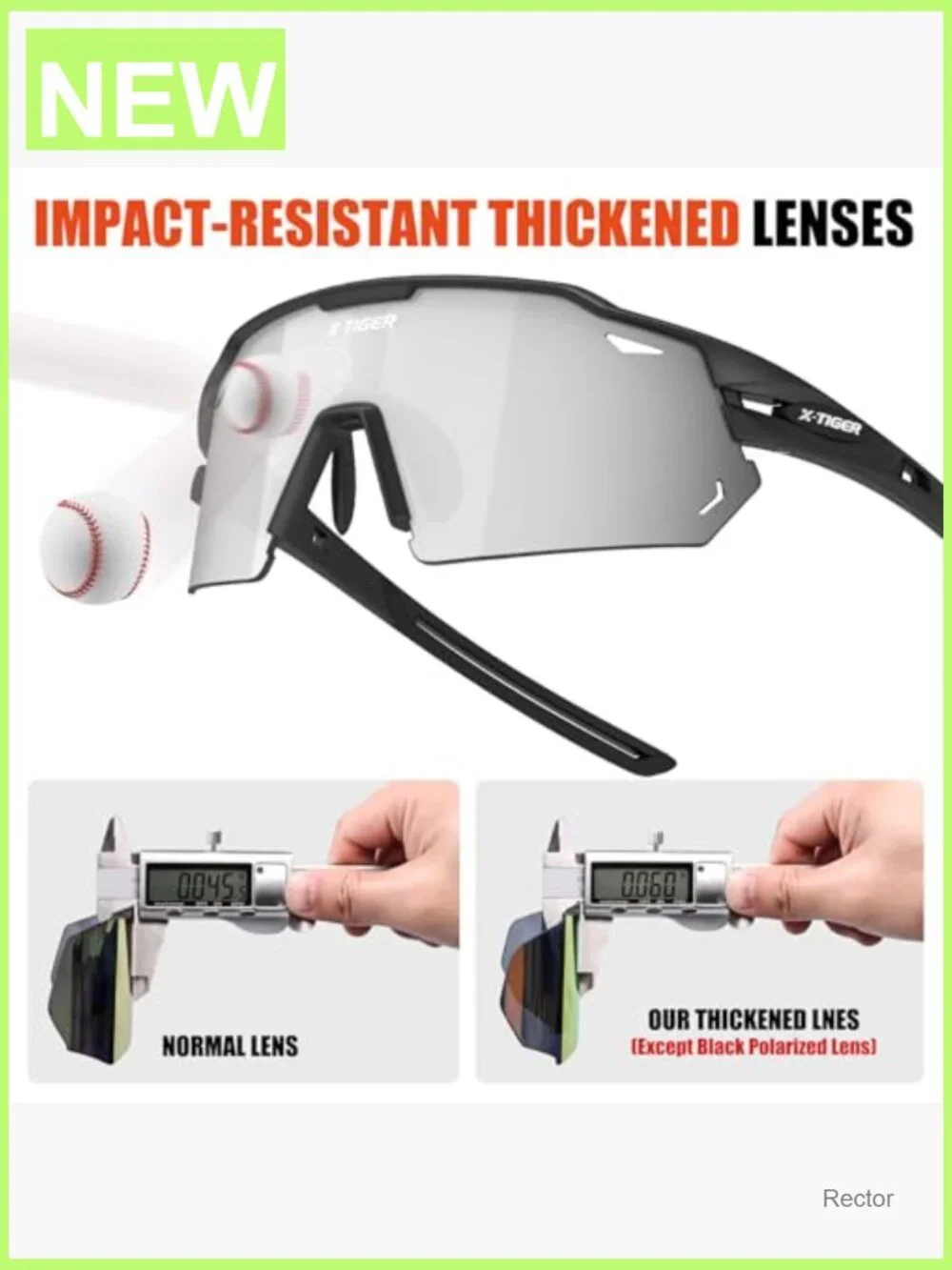Polarized Cycling Glasses with 5 Interchangeable Lenses for Sports